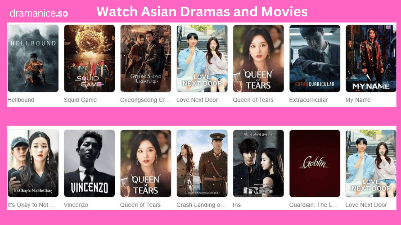 Dramanice.so App Watch Asian Dramas and Movies